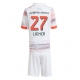 Bayern Munich Konrad Laimer #27 Replike Gostujuci Dres za djecu 2025-26 Kratak Rukav (+ Kratke hlače)